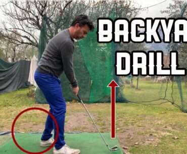 Backyard Downswing Drill | Golf Drill