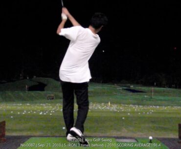 No.0087 | Sep. 23, 2010.| 5-IRON 3 times behind.