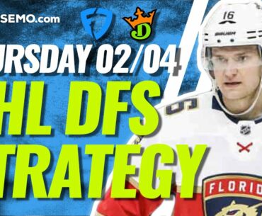 NHL DFS PICKS: DRAFTKINGS & FANDUEL DAILY FANTASY HOCKEY STRATEGY | THURSDAY 2/4/21