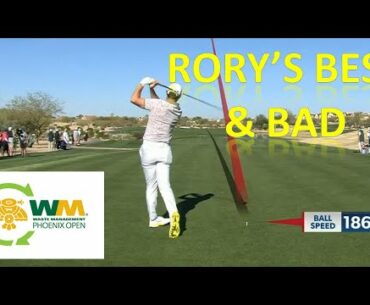 Rory McIlroy Best and Not So Good Swings Round 4 Waste Management Phoenix Open