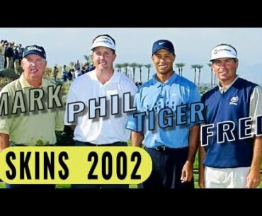 1992 Golf Skins Tiger Woods, Mark O'Meara, Phil Mickelson  & Fred Couples At Landmark Golf Club