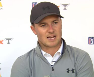 Jordan Spieth Friday Flash Interview 2021 Waste Management Phoenix Open - Round 2