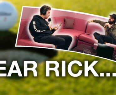 Should you be more like RICKIE FOWLER? (Dear Rick...)