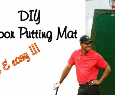 DIY Indoor Putting Mat