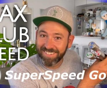 MAX CLUB SPEED CHALLENGE // SuperSpeed Golf Training - 7mph in 1 week?