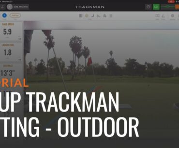 How to setup TrackMan Putting - Outdoor
