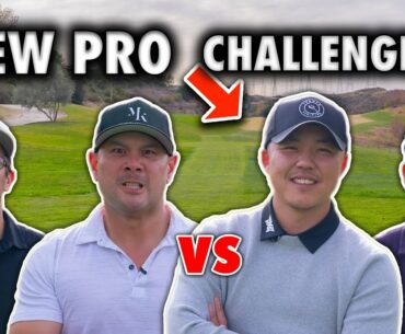 Asian Tour Pro & Am vs Exp Golf! // Super Fun Scramble Format! // Smoothest Swing I've Seen!