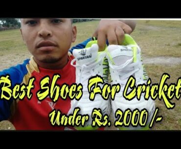 Best Cricket Shoes Under 2000 | Spartan full metal spike Cricket Shoes | it's YM tv