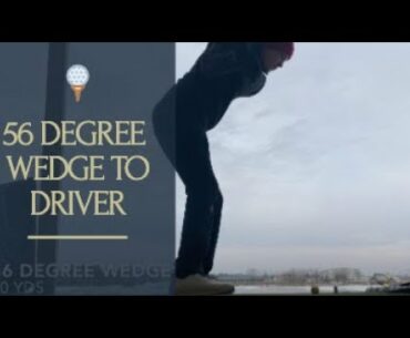 GOLF SWING 56 DEGREE THRU DRIVER