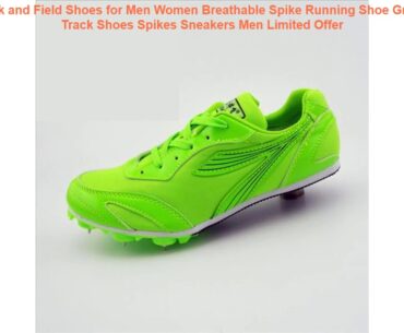 Hot Sell Track and Field Shoes for Men Women Breathable Spike Running
