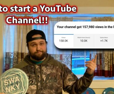How to start and grow your YouTube channel!