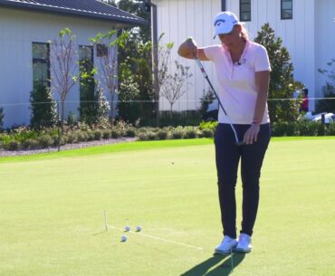 PRO21 VIDEO   Tip Tuesday   Perrine Delacour   Putting Alignment Drill