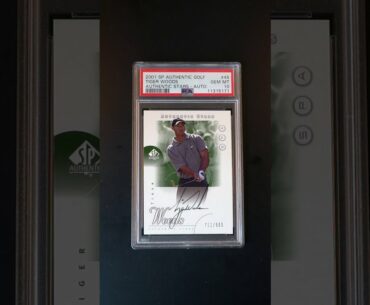 2001 SP Authentic Golf Tiger Woods ROOKIE RC AUTO /900 #45 PSA 10 GEM MINT - ENDS 02-24-2021