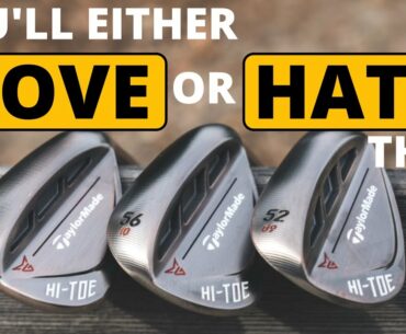 I WAS QUIETLY IMPRESSED! New TaylorMade Hi-Toe RAW Wedges