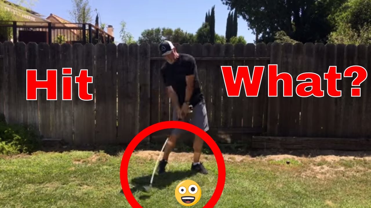 Total Moron Hitting Something Heavy with a Golf Club Total Moron Hitting Something Heavy with a Golf Club