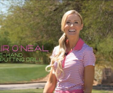 Hot Tip From a Hot Golfer: Blair O'Neal's One-Handed Putting Drill