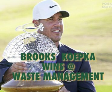 Brooks Koepka chips in for eagle on 17, wins Waste Management Phoenix Open
