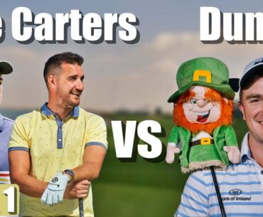 EPIC 2 vs 1 - The Carters vs Paul Dunne | Golf Matchplay