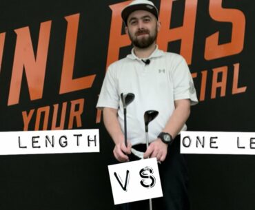 Standard Length Shaft VS One Length Shaft! Taylormade Sim Hybrid.