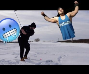 I PLAYED GOLF IN THE SNOW