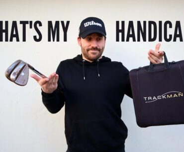 WHAT'S MY HANDICAP? | DISTANCE CONTROL & TRACKMAN GOLF CHALLENGE