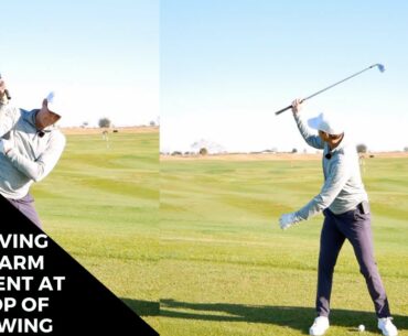 IMPROVING TRAIL ARM MOVEMENT AT THE TOP OF BACKSWING
