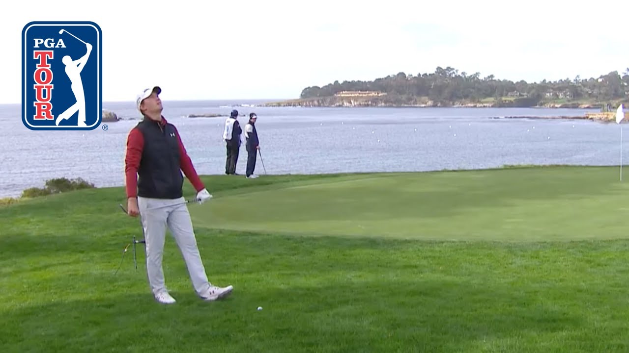 Maverick McNealy's ruling during Round 3 at AT&T Pebble Beach Maverick McNealy's ruling during Round 3 at AT&T Pebble Beach