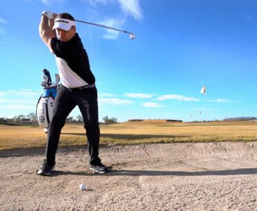 Golf Instruction with Steve Scott: How to hit out of a fairway bunker