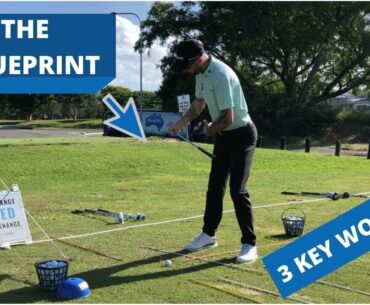 THE BLUEPRINT - 3 KEY WORDS FOR BETTER GOLF