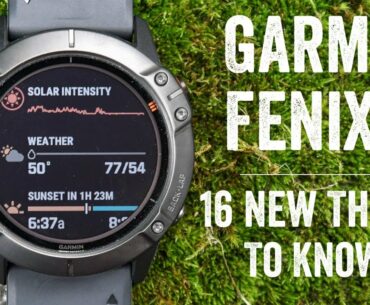 Garmin Fenix 6 Review: 16 New Things To Know (Base/Pro/Solar)