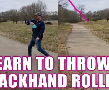 How to throw a backhand roller | Disc golf