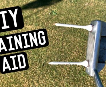 DIY Putting Training Aid