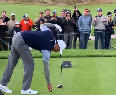 Tiger Woods full pre-shot Genesis Open 2019 | Golf Rabble