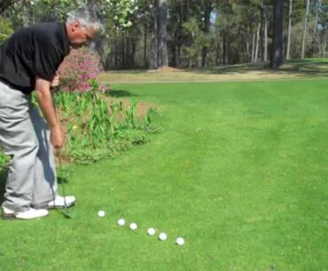 golf face on chipping