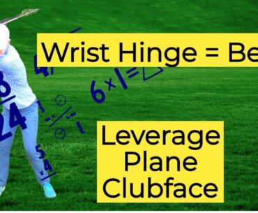 Hinge right in the golf swing