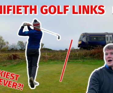 LUCKIEST Golf Shot EVER on OPEN QUALIFYING Course!! | Monifieth Golf Links | Azzie vs Scott #16