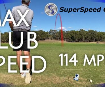 MAX CLUB SPEED // SuperSpeed Golf Training - more gains with Trainfuly