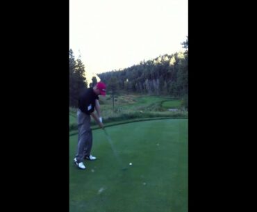 Poat Tees off 17 forest highlands