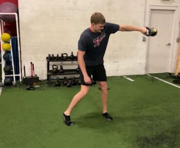 Single Arm Lateral Kettlebell Swings