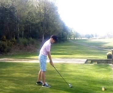 Tom Alan's Son Tees off the 1st