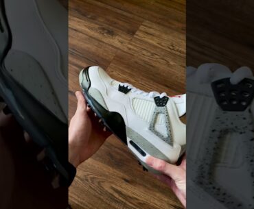 FIRST LOOK AT THE NEW AIR JORDAN 4 GOLF SHOES  #shorts