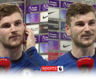 Timo Werner reacts to his first Premier League goal since November 2020! | Chelsea 2-0 Newcastle
