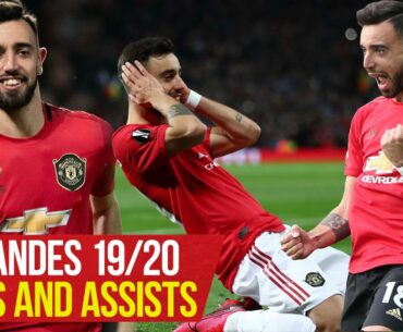 Bruno Fernandes | All The Goals and Assists 19/20 | Manchester United