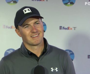 Jordan Spieth: Thursday Flash Interview 2021 AT&T Pebble Beach Pro Am