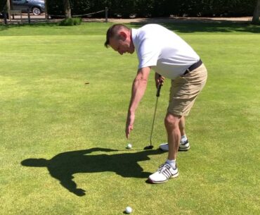 Golf Putting Eye aim alignment