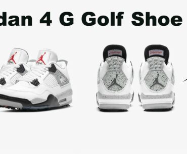 Exclusive look at the Jordan 4 Golf Shoes - 2021
