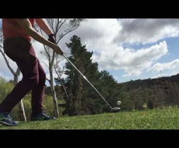 Ultra Satisfying Golf Shot (Ball Sent Into Orbit)