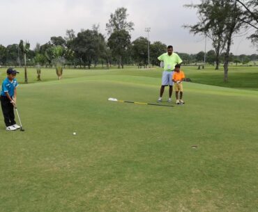 Ezekiel's eagle at the 4th Leg of the Malaysian Junior Golf Circuit 2018