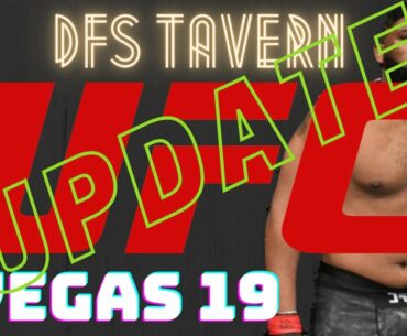 UFC Vegas 19 Blaydes vs Lewis DraftKings Dfs MMA UPDATE