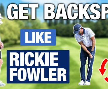 How RICKIE FOWLER Gets BACKSPIN On His Wedges | ME AND MY GOLF
